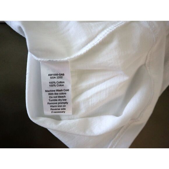 ATM Anthony Thomas Melillo Women's Sz M White Relaxed S/S Baby Tee T-Shirt - Picture 6 of 8